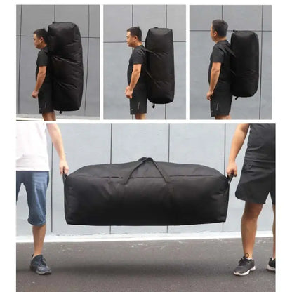 Bolsa de almacenamiento para equipo de acampada.