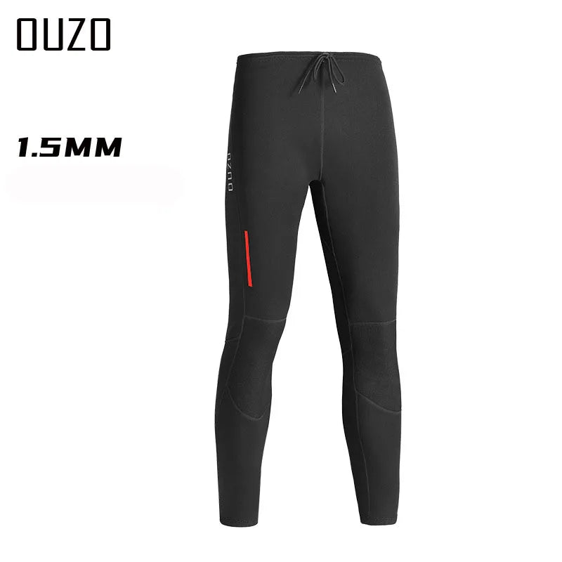 Pantalones de buceo para hombre de 1,5mm