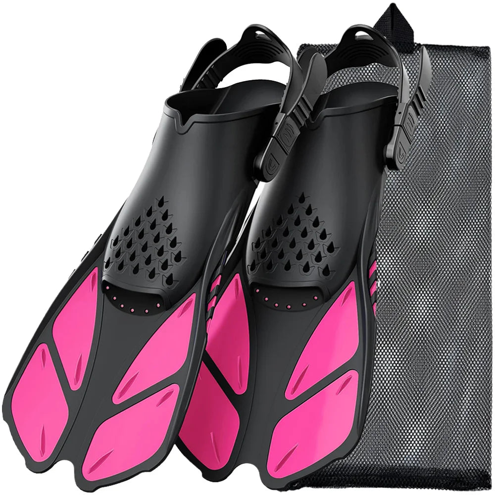 Aletas de snorkel con hebillas ajustables