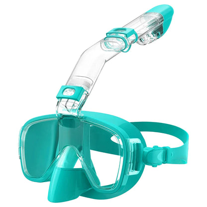 Máscaras de buceo Juego de máscara de snorkel antiniebla plegable