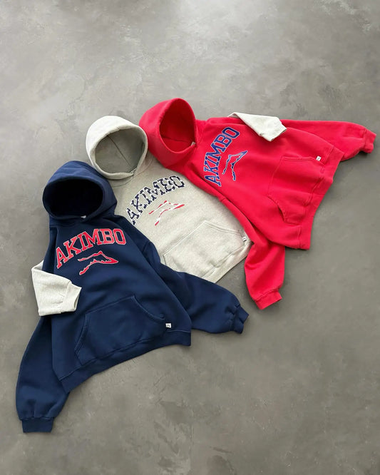 Sudadera con capucha retro AKIMBO