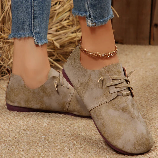 Zapatillas informales planas para mujer