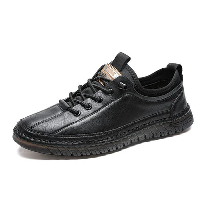 Zapatos informales de cuero hechos a mano para hombre