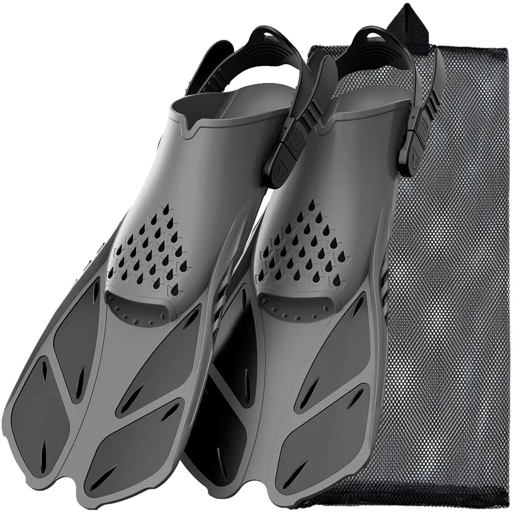 Aletas de snorkel con hebillas ajustables