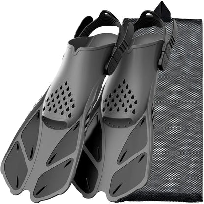 Aletas de snorkel con hebillas ajustables
