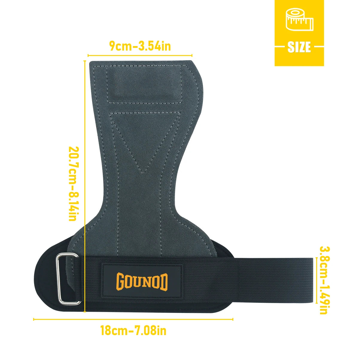 GOUNOD- Straps para gimnasio con almohadilla