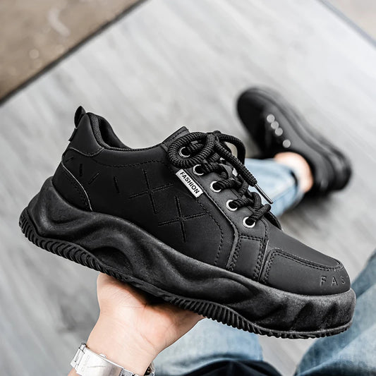 Zapatos informales con plataforma para hombre