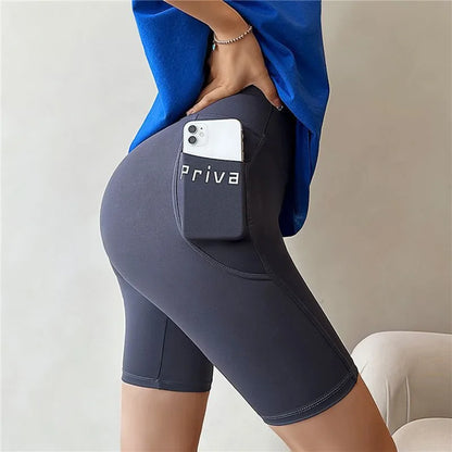 Pantalones cortos ajustados deportivos para mujer