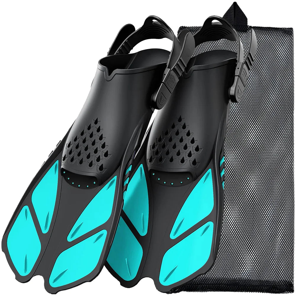 Aletas de snorkel con hebillas ajustables