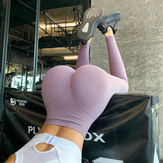 Nuevas mallas deportivas Push Up sin costuras para mujer