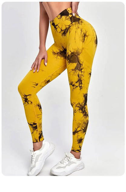 Pantalones de Yoga Tie Dye para mujer