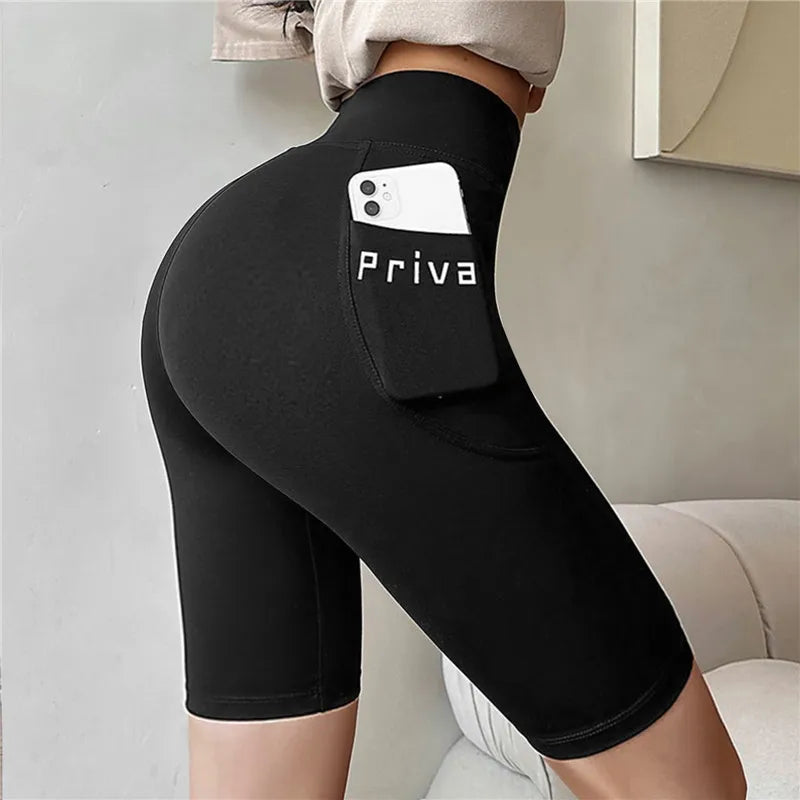 Pantalones cortos ajustados deportivos para mujer