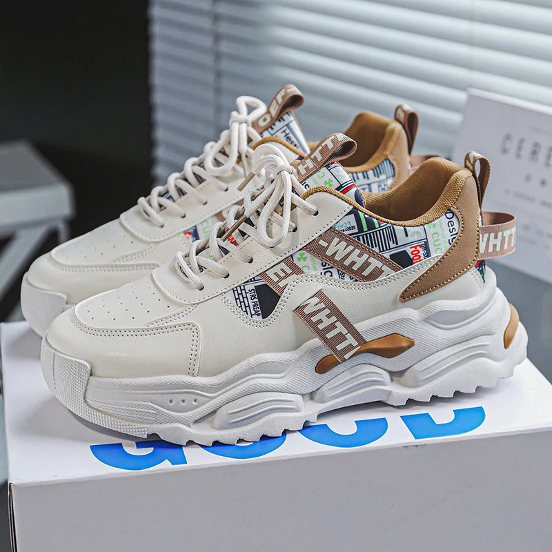 Sneakers con plataforma para hombre