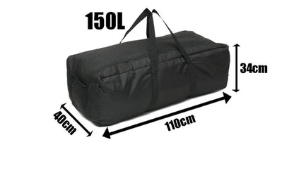 Bolsa de almacenamiento para equipo de acampada.