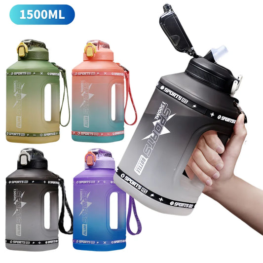 Botella de agua deportiva de 1,5L