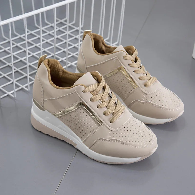 Zapatillas informales con plataforma para mujer
