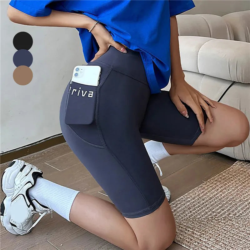 Pantalones cortos ajustados deportivos para mujer