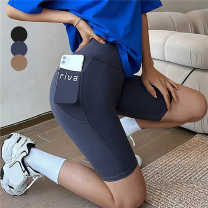 Pantalones cortos ajustados deportivos para mujer