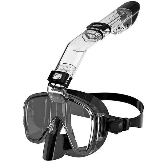 Máscaras de buceo Juego de máscara de snorkel antiniebla plegable