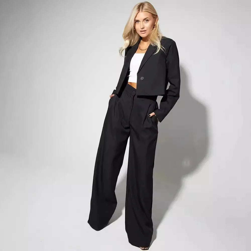 Traje casual elegante con blazer y pantalón