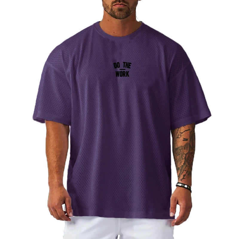 Camiseta oversize básica para hombre