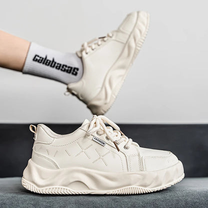 Zapatos informales con plataforma para hombre